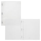 Staples 3-Prong Fastener Poly Report Cover - Clear-Clear Poly Report Covers with tang