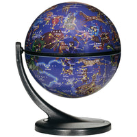 Replogle Celestial Wonderglobe 4.3" Ocean Desk Globe - English-Up to date cartography