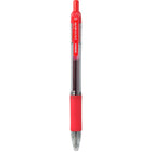 Zebra Sarasa Dry Gel Pens Retractable – 0.7 mm – Red – 4 Pack-Soft rubber grip indicates colour