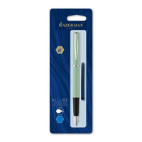 Waterman Allure Fountain Pen - Pastel Matte Lacquer Finish - Colour May Vary - Fine Nib - Blue Ink-All-metal body with a pastel matte lacquer finish showcases your flair and sophistication