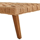 Modway Thames Outdoor Patio Wicker Outdoor Patio Rattan Coffee Table - Natural-8