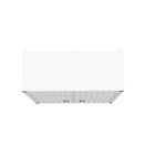 Manhattan Comfort Fortress Modern Garage Cabinet - 30" W x 30.3" H - White-12.5" L x 30" W x 30.3" H