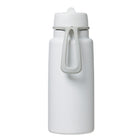 b.box - Insulated Flip Top - 1L - White Out-Flip, sip, and go – easy straw lid, carry handle, and 1L capacity for effortless hydration