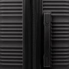 Swiss Mobility YVR 30" Hardside Spinner Luggage - Black-Zipper-release expansion system for 20%. more packing space