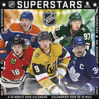 DateWorks 2026 16-Month Mini Wall Calendar - 7" x 7" - NHL Superstars - Bilingual-7.00" x 7.00"