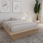 Nexera - Lit plateforme double Malibu en chêne blond naturel-7