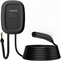 Emporia Classic Level 2 48A EV Charger with 24' Cable - NACS (TESLA) - Hardwired - Black-Ul listed and manufactured to meet strict safety standards including nec 625 sae j1772 ul 817 ul 991 ul 2231 ul 2251 and ul 2594 ensuring safe and reliable operation