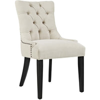 Modway Regent Tufted Fabric Dining Chair - Beige-Tufted Dining Chair
