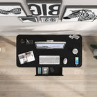 Motionwise M2 Series 48"W Electric Sit-Stand Desk with Dual Motors and Pull-Out Drawer - Black-TAA & BIFMA Certified: Built to meet government and industry standards, making it the perfect addition for government offices, startups, and corporate environments. 