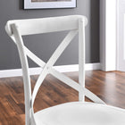 Modway Gear Dining Side Chair - White-Weight Capacity: 330 lbs.