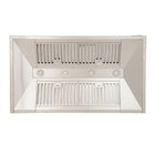 KUCHT KRH4810A 48" 1200 CFM Wall Mounted Range Hood - Stainless Steel-This stylish range hood includes stainless steel baffle filters that are dishwasher safe