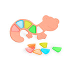 Miniland Feel to Learn: Translucent Colorful Lizard-It contains 10 translucent pieces (2 of each color)