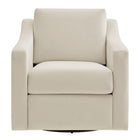 Modway Liora Performance Velvet Armchair - Alabaster-7