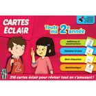 Éditions Caractère Flashcards - My whole year 2nd grade  - French-The cards are grouped by theme, which aims to help the learner organize and memorize the concepts covered