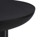Modway Caspian 40" Round Concrete Dining Table - Black-9