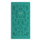Letts 2026 Woodland Week-to-View Planner with Embossed Cover - 6-7/8" x 3-1/8" - Green - Multilingual -Week-to-view minimalist format with space for each day of the week