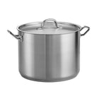 Tramontina Pro Line 24 Qt Stainless Steel Covered Stock Pot-18/8 stainless steel