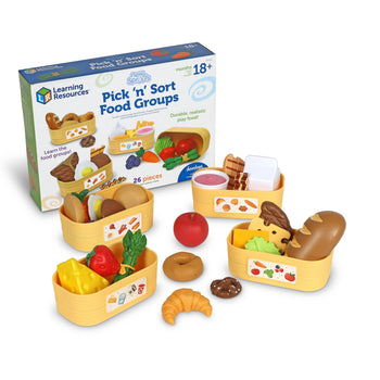 Learning Resources New Sprouts Pick 'n' Sort Food Groups - Set of