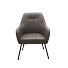 Brassex Arlo Accent Chair - Vintage Brown-Premium fabric cover