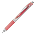 Pentel EnerGel Liquid Gel Refillable Grip Pen - Retractable - 0.7mm - Coral Pink-Gel pen