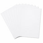 Staples Poster Board - 22" x 28" - White - 10 Pack-Smooth surface works well with paints, markers and adhesives so you can customize your display easily