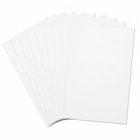 Staples Poster Board - 22" x 28" - White - 10 Pack-Smooth surface works well with paints, markers and adhesives so you can customize your display easily
