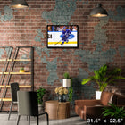 Steven Stamkos Tampa Bay Lightning - Framed Canvas - 31" x 22"-Officially licensed by the NHL and NHLPA