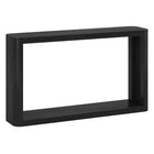 Hudson&Canal Kellan 52"W Console Table - Black Grain-A modern contemporary design for your entryway, living room, den, and more