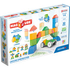 Geomag Magicubes Shapes Recycled - Set of 32-Stem learning fun with toddler magnets: Geomag magnetic toys has turned the classic stacking blocks into something "magical". These 100% recycled plastic blocks can be attached on any side, making building so easy. Magnetic blocks for ages 1 to 5.