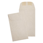 SupremeX Coin Envelopes - FSC Certified - #2 - 24lb Natural Kraft - Open End - 2 1/2" x 4 1/4" - Box of 1000-24lb