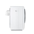 BLACK+DECKER 1.5 Cu. Ft. Compact Dryer - White-Stainless Steel Drum with Front Loading Door