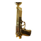 Plata Import Small Gun Lamp - Gold-A unique and sophisticated addition