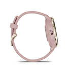 Garmin Venu 3S Watch - 41 mm - Soft Gold Stainless Steel Bezel with Dust Rose Case and Silicone Band-Track all the ways you move with more than 30 preloaded GPS and indoor sports apps — including walking, running, cycling, pool swimming, activities for wheelchair users and more