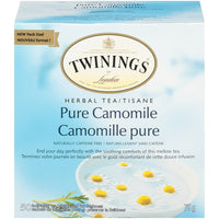 Twinings of London Pure Camomile Enveloped Tea Bag - 50 Pack-Herbal Tea/Caffeine Free