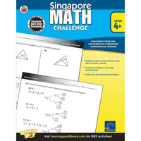eBook: Frank Schaffer 704281-EB Singapore Math Challenge - Grade 4 - 6-You will receive two emails: one confirming your entire order, and one with a "Download Software" buttonYou can download immediately or return to your email to download later
