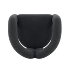 Manhattan Comfort Darian 32.68" Modern Boucle Upholstered Accent Chair - Black-26.77" L x 22" W x 28.74" H