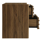 Modway Emric Wave Nightstand - Walnut-Assembly Required