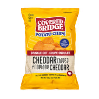 Covered Bridge Chips - Cheddar Crinkle Cut - 170g-170 g bag