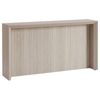 Hudson&Canal Piedmont 56"W Console Table - Alder White-A modern contemporary design for your entryway, living room, den, and more