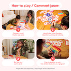 The Fidget Game Learn Uppercase & Lowercase Letters Card Pack-Designed for 2 to 6 players with 15-minute sessions