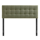Modway Lily Upholstered King Size Headboard - Leaf-Five Mounting Positions