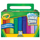 Crayola 36-Piece Washable Sidewalk Chalk-Crayola's special anti-roll shape prevents the chalk from rolling down driveways or other inclined surfaces