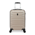 Atlantic Horizon II 19" Hardside Carry-on Spinner Luggage - Champagne-Retractable push-button handle locks into place when extended