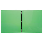 JAM Paper Plastic 3 Ring Binder, 0.75 inch, Green, 5 Pack (53016grg)-With plenty of colours to choose from, they're great for colour coordinating
