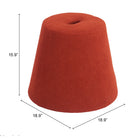 Zuo Upela Ottoman - Red-6