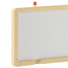Flash Furniture Bright Beginnings Commercial Grade Wooden Three Panel STEAM Wall System-Wipe Clean with a Damp Cloth then Dry