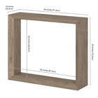 Hudson&Canal Osmond 36"W Console Table - Antiqued Grey Oak-9