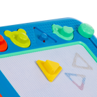 Battat Magnetic Drawing Board-Stamp & Draw: Make a variety of mini masterpieces, then simply slide the knob to restart