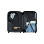 Reebok GO Collection 2-Piece Hardside Luggage Set - Black-8 double 360-degree spinner wheels for precise control and smooth, quiet rolling