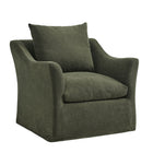 Modway Somerset Linen Blend Slipcovered Armchair - Sage-Slipcovered Linen Blend Accent Chair